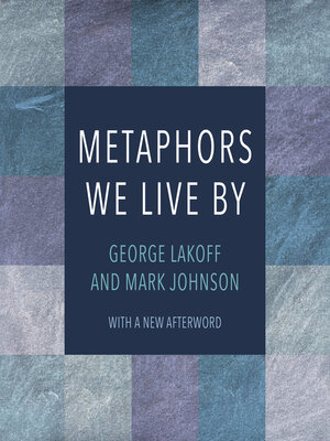 cover image of Metaphors We Live By